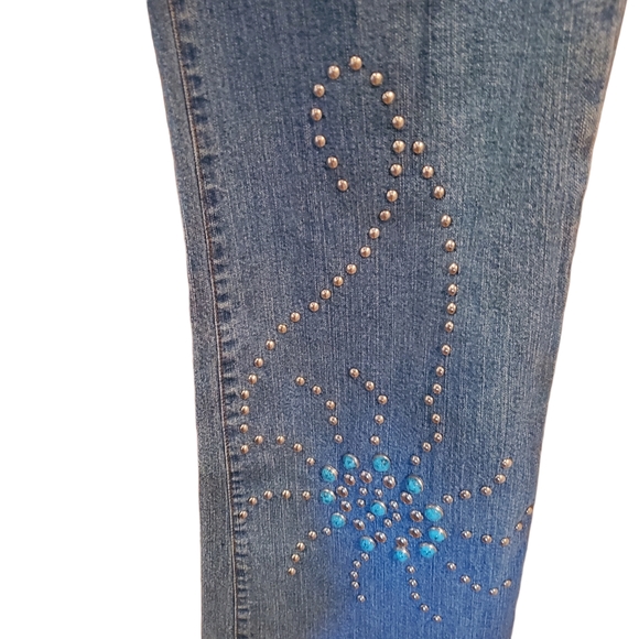 NYDJ Denim - Not Your Daughter's Jeans with rhinestones. Size 6